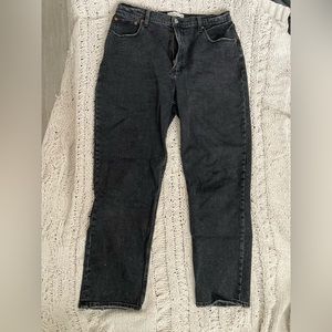 Abercrombie & Fitch Ultra High Rise Curve Love, Black Jeans, size 31 (12L)